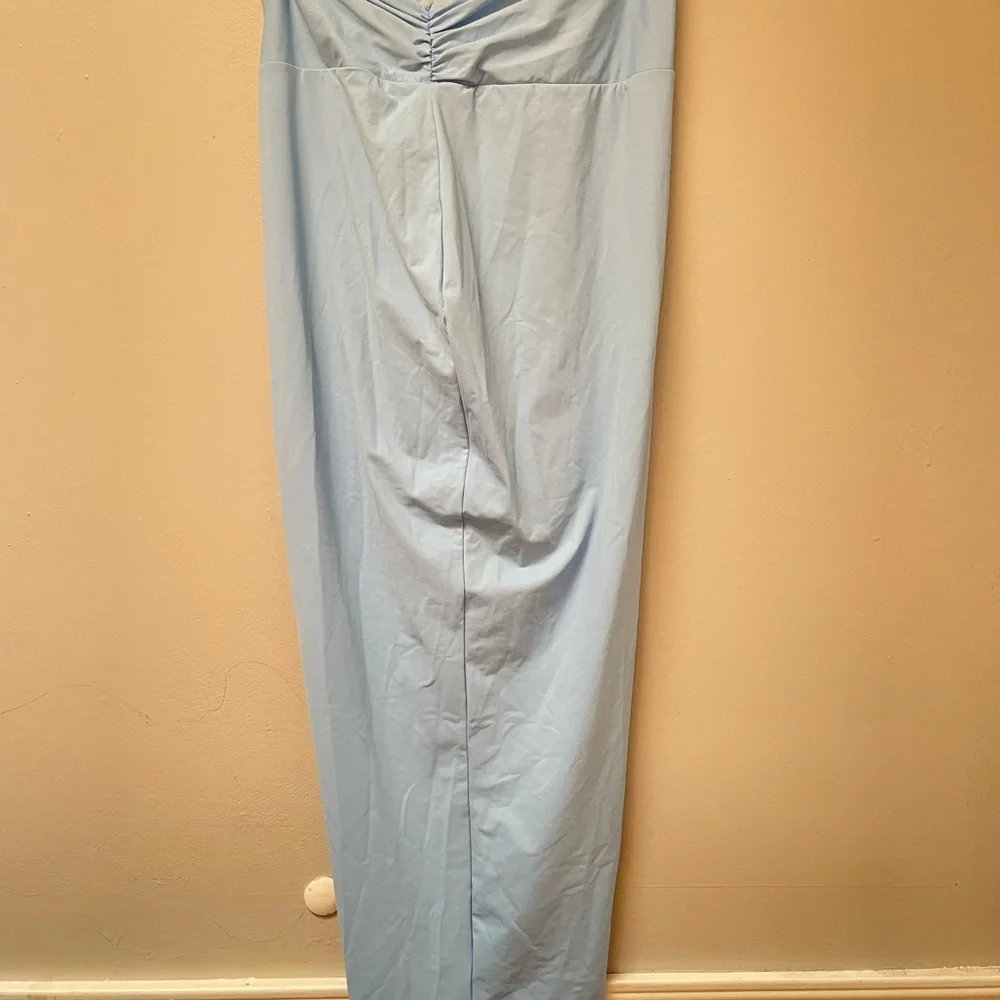 SKIMS Recycled Sarong Skirt Cover up Blue XL